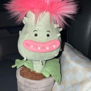 Carniflore Pricilla jellycat Plush Plant Toy with Pink Hair